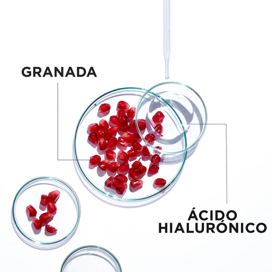 Garnier Mascarilla Facial Revitalizante con Ácido Hialurónico y Granada
