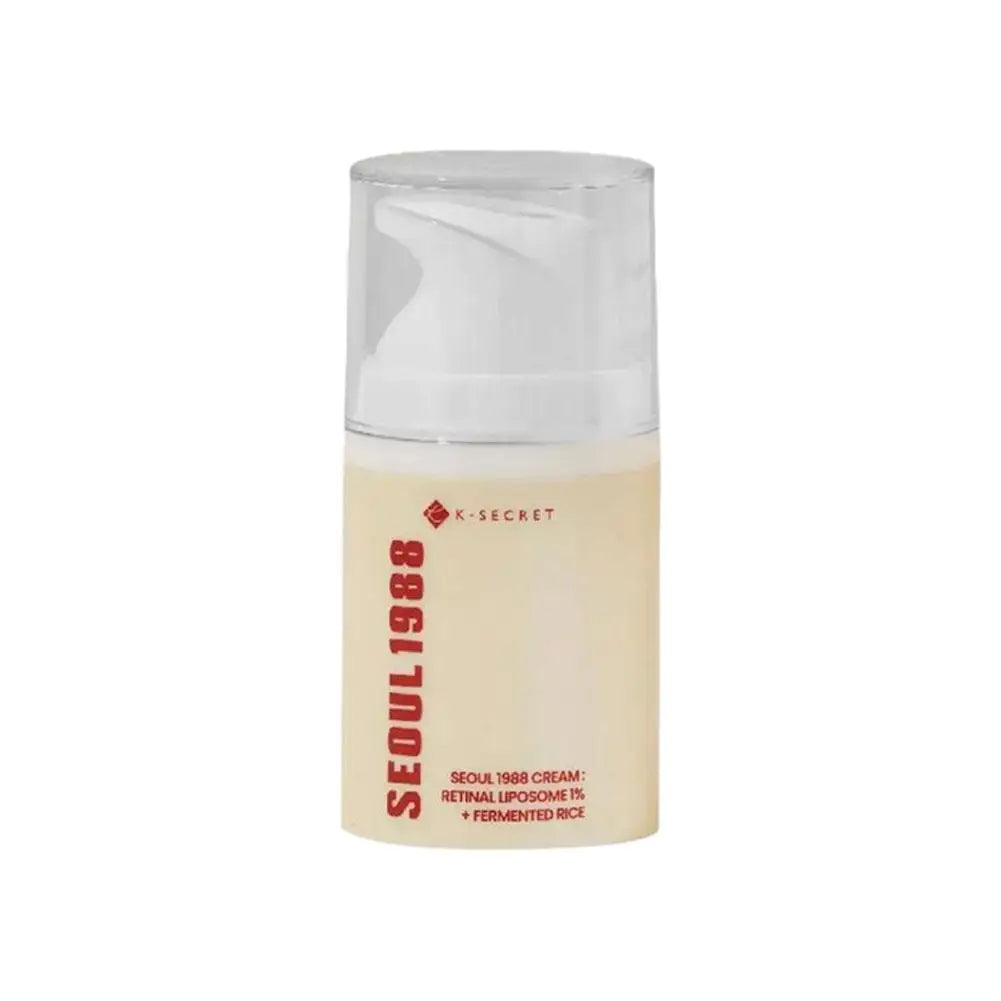 Seoul 1988 Retinol Ginseng Eye Cream & Face Serum Set - Firming Anti-Wrinkle Brightening Moisturizing Korean Skin Care