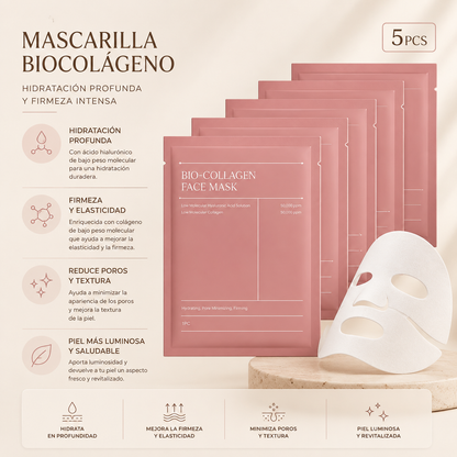 Mascarilla Facial de Colágeno Hidratante