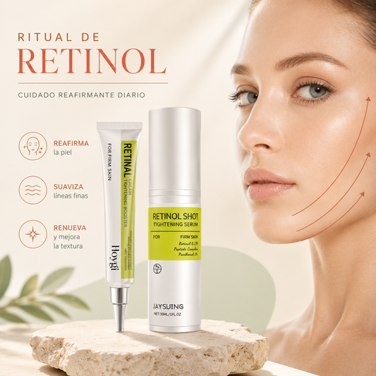 Crema y Serum Coreano Antiedad – Retinal & Retinol