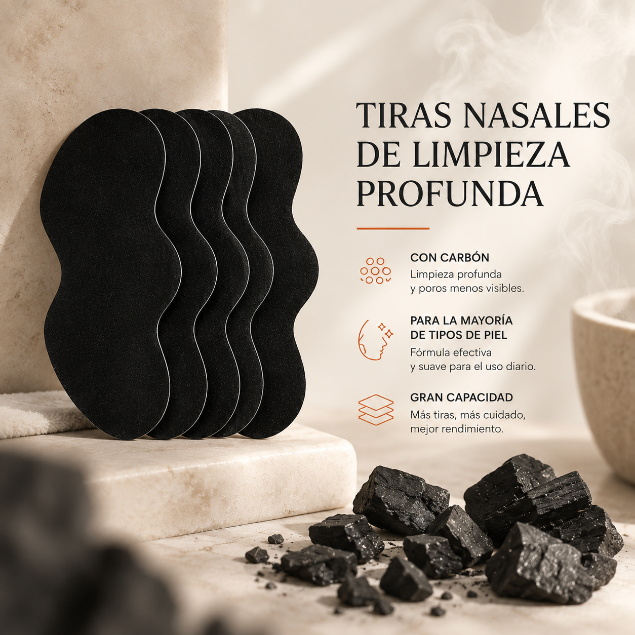 Tiras Limpiadoras para Puntos Negros y Poros – Limpieza Profunda