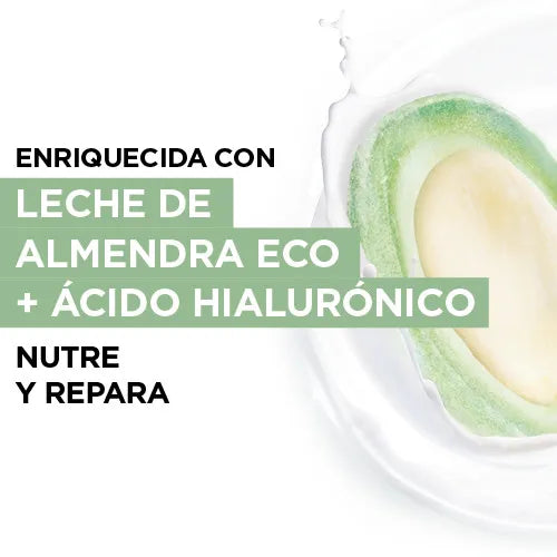 Garnier Mascarilla Facial Nutritiva con Leche de Almendras y Ácido Hialurónico