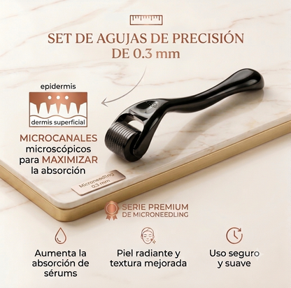 Set de Rodillo Facial y Gua Sha de Masaje