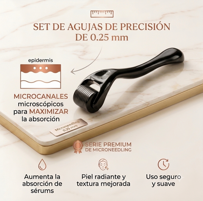 Set de Rodillo Facial y Gua Sha de Masaje
