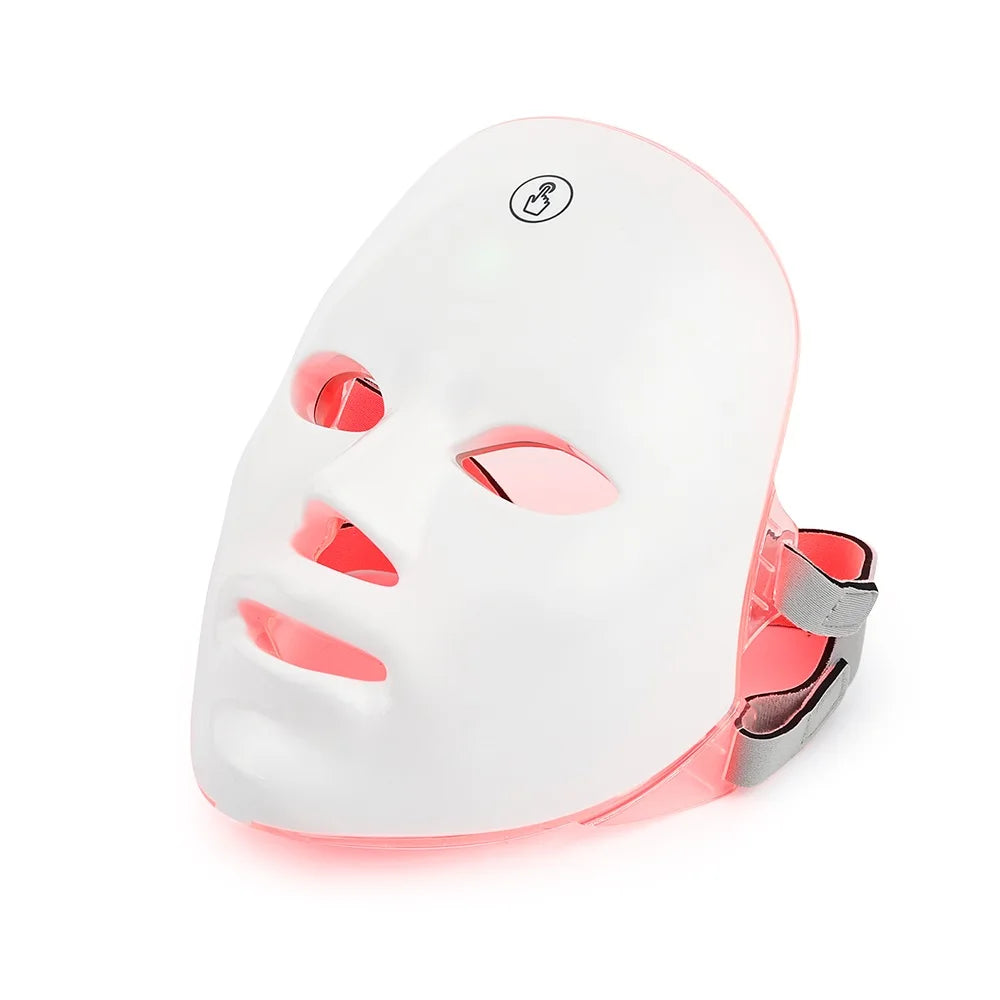 Mascarilla Facial LED de Fototerapia 7 Colores