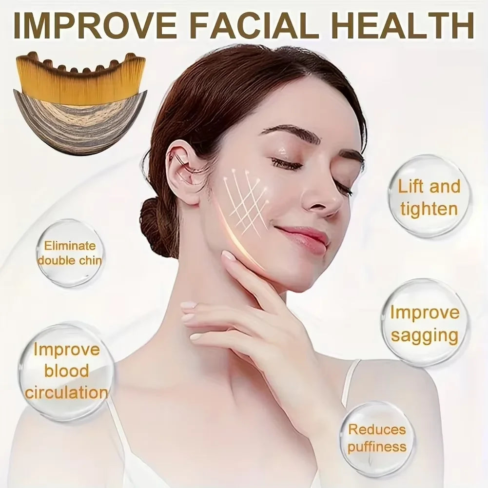 Cepillo de Drenaje Linfático Facial Reafirmante