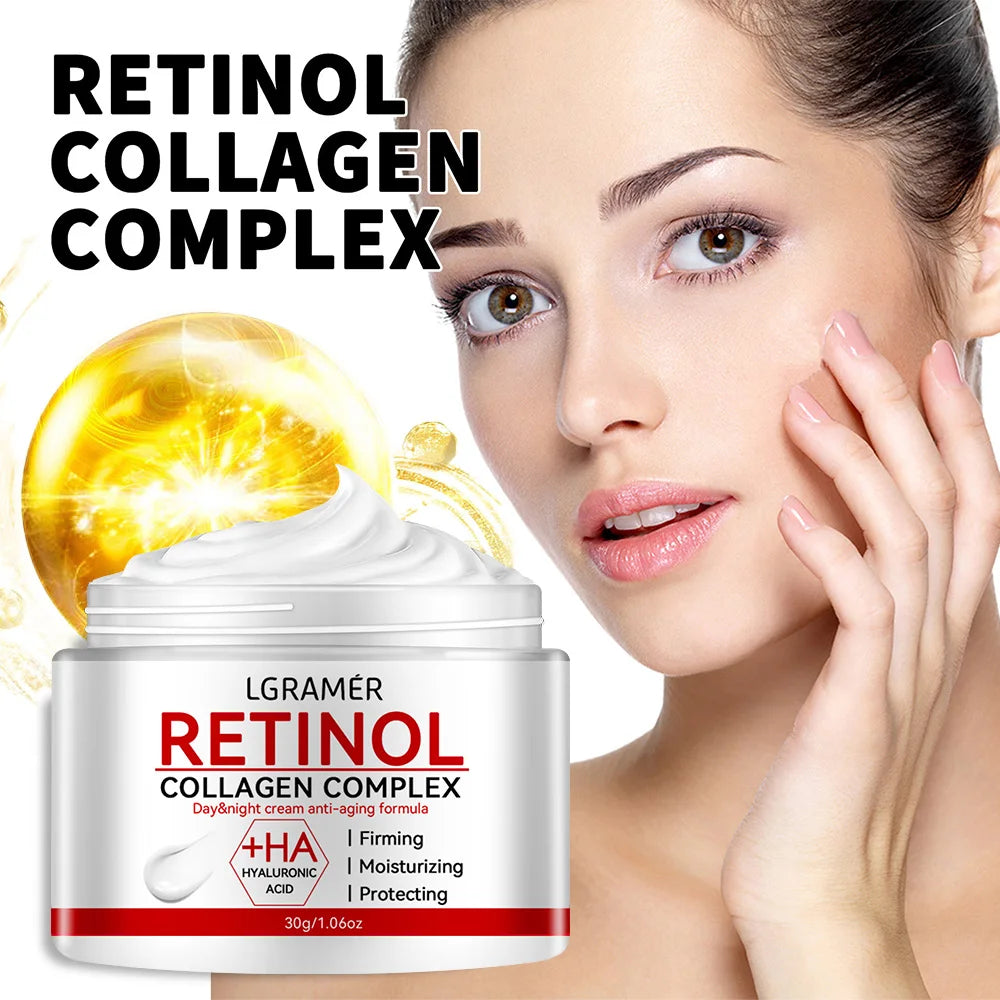 Crema Facial Retinol + Colágeno — Firmeza, Antiedad y Luminosidad