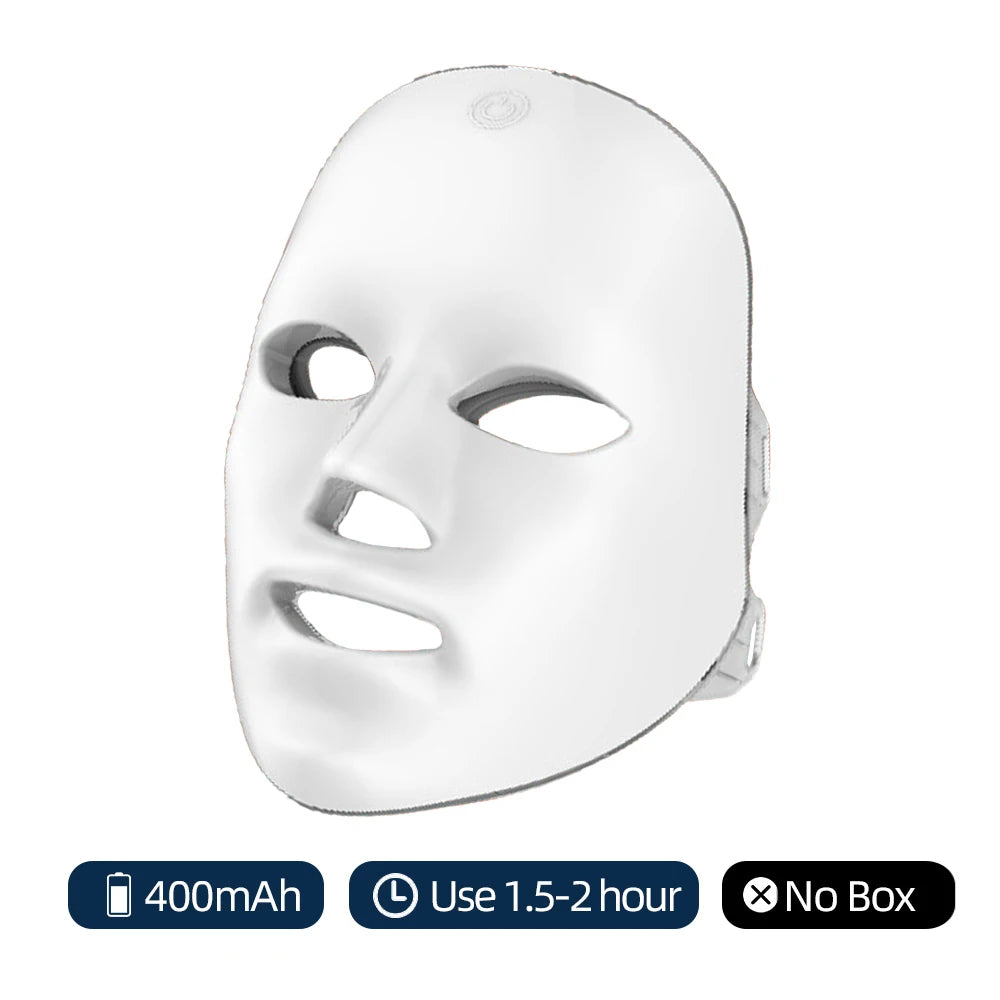 Mascarilla Facial LED de Fototerapia 7 Colores