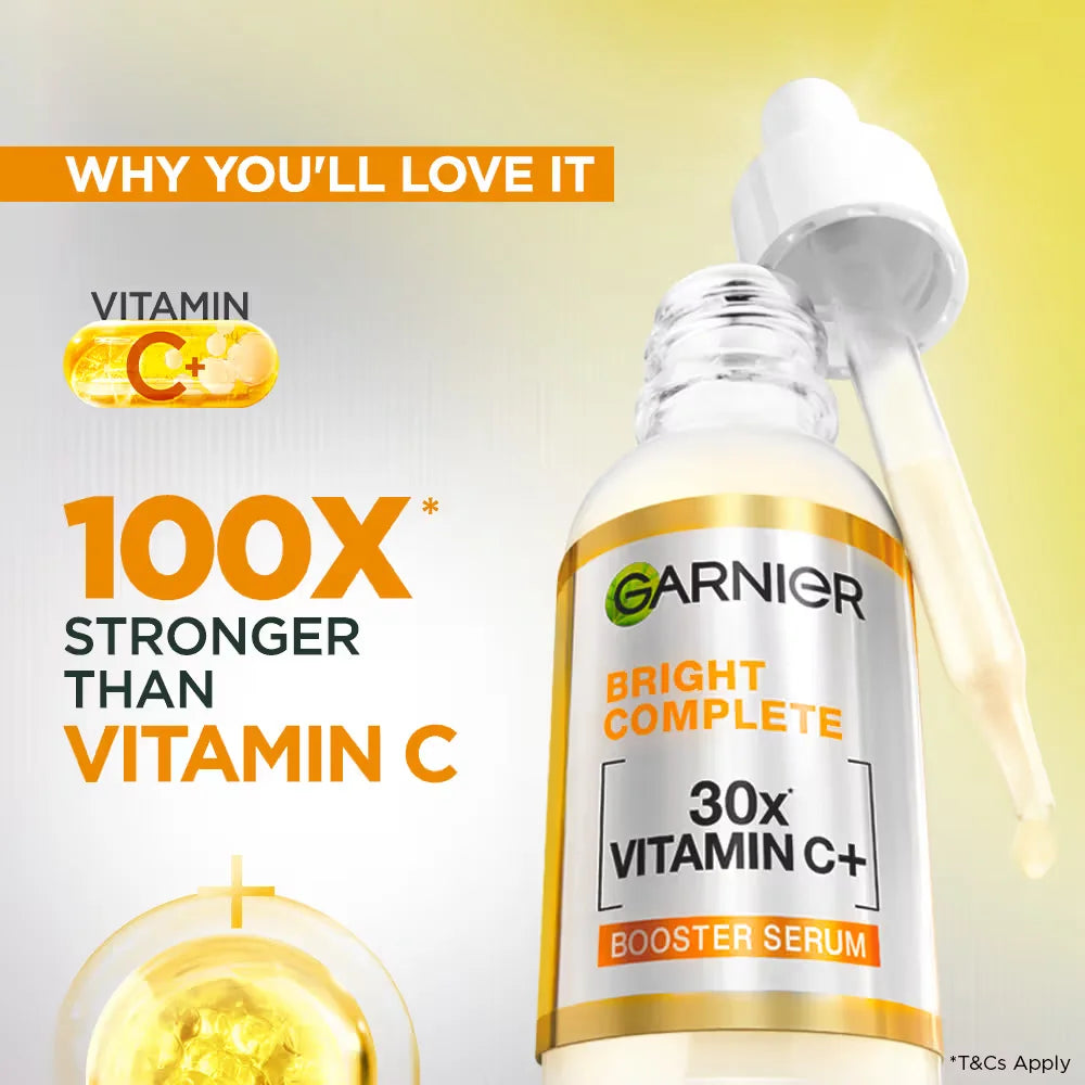 Garnier Sérum Facial Vitamina C 30ml | Ilumina, Unifica e Hidrata la Piel