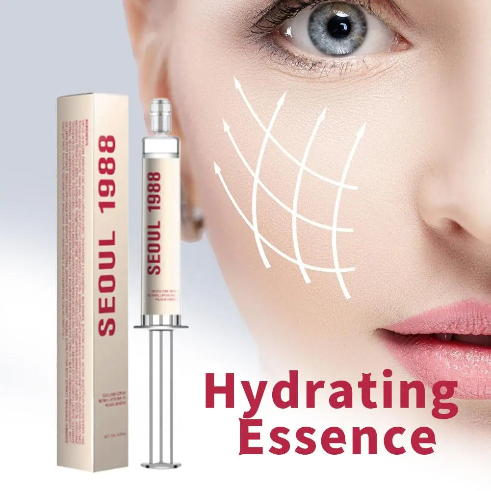 Seoul 1988 Retinol Ginseng Eye Cream & Face Serum Set - Firming Anti-Wrinkle Brightening Moisturizing Korean Skin Care